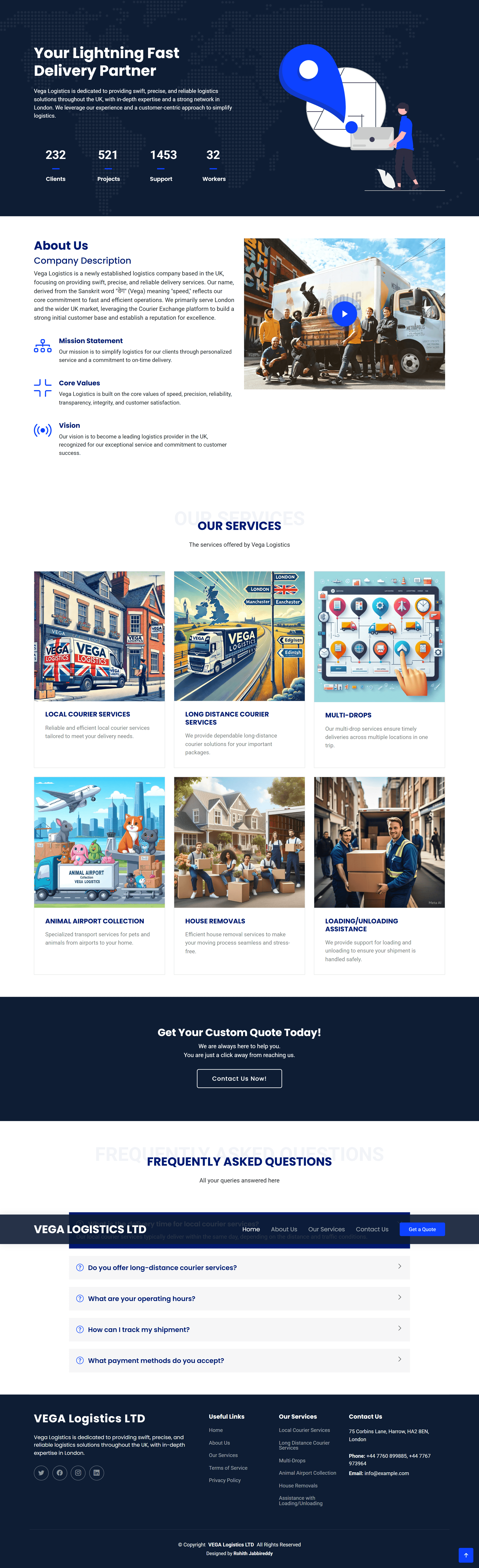 Vega Logistics Preview