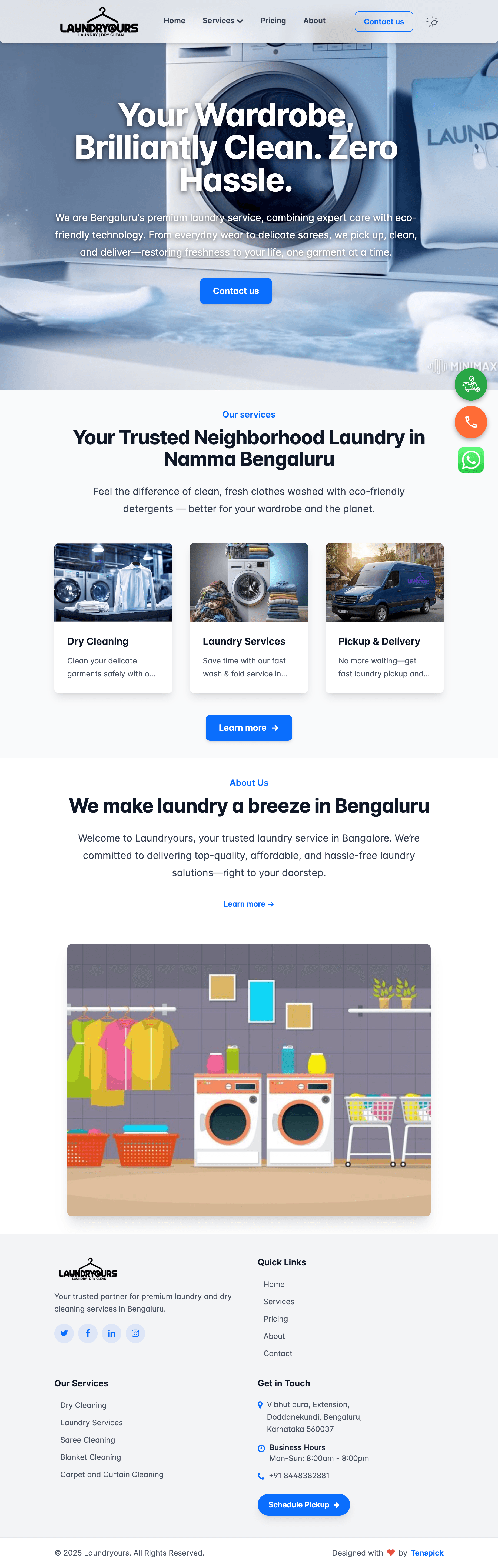 Laundryours.com Preview